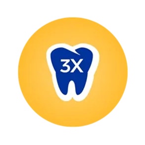 Cuidado dental de triple acción